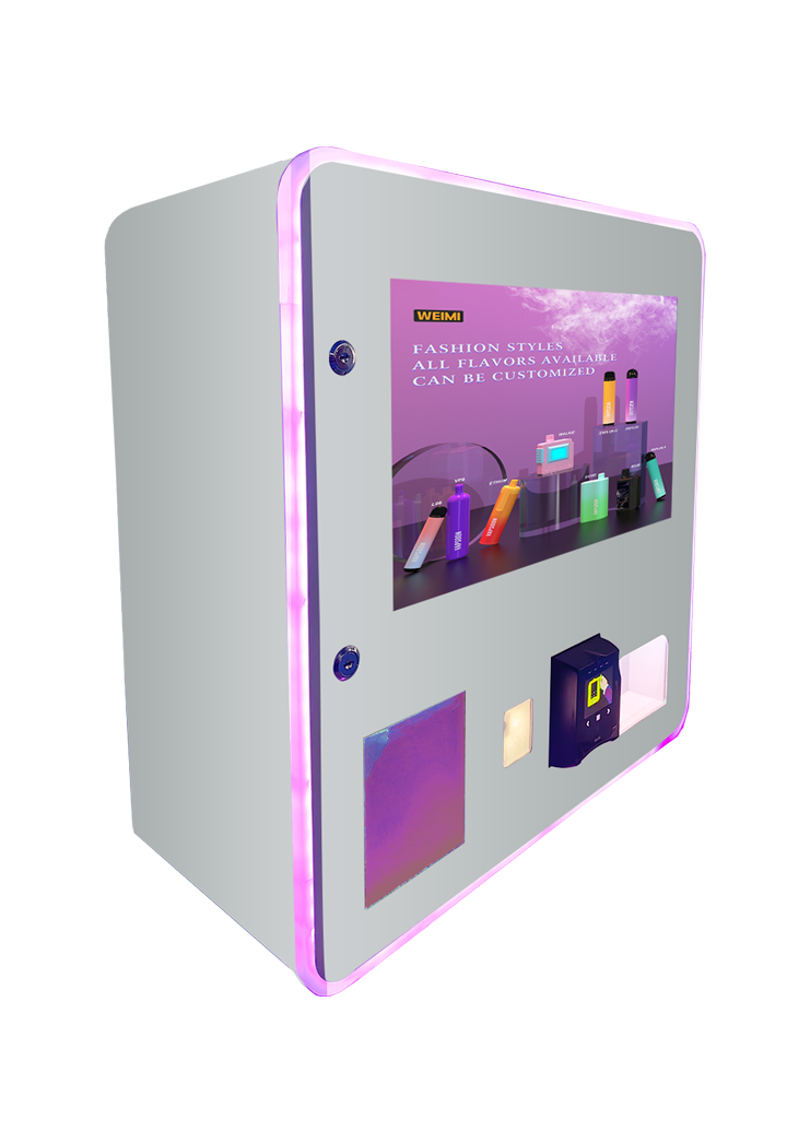 Micron smart desktop mini electronic cigarette vape vending machine with card reader age checker accept customize